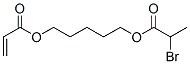 5-(2-bromo-1-oxopropoxy)pentyl acrylate Structure