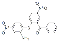 [2-[(2-amino-4-nitrophenyl)thio]-5-nitrophenyl] phenyl ketone Structure