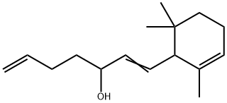 1-(2,6,6-trimethyl-2-cyclohexen-1-yl)hepta-1,6-dien-3-ol Structure