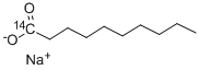 DECANOIC ACID-CARBOXY-14C SODIUM Structure