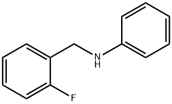 N-(2-Fluorobenzyl)aniline, 97% Structure