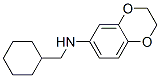 1,4-벤조디옥신-6-아민,N-(시클로헥실메틸)-2,3-디히드로- 구조식 이미지