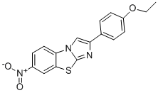 2-(4-에톡시페닐)-7-니트로이미다조[2,1-B]벤조티아졸 구조식 이미지