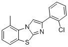 2-(2-클로로페닐)-5-메틸이미다조[2,1-B]벤조티아졸 구조식 이미지