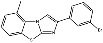 2-(3-브로모펜일)-5-메틸리미다조[2,1-B]벤조티아졸 구조식 이미지