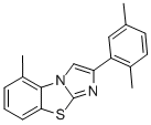2-(2,5-디메틸페닐)-5-메틸이미다조[2,1-B]벤조티아졸 구조식 이미지
