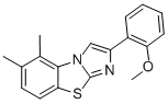 5,6-DIMETHYL-2-(2-METHOXYPHENYL)IMIDAZO[2,1-B]BENZOTHIAZOLE 구조식 이미지