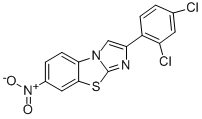 2-(2,4-DICHLOROPHENYL)-7-NITROIMIDAZO[2,1-B]BENZOTHIAZOLE Structure
