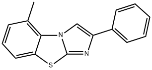 5-METHYL-2-PHENYLIMIDAZO[2,1-B]BENZOTHIAZOLE Structure
