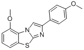 5-METHOXY-2-(4-METHOXYPHENYL)IMIDAZO[2,1-B]BENZOTHIAZOLE Structure