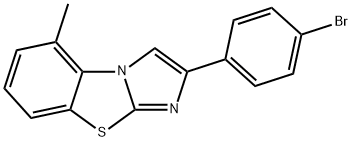 2-(4-BROMOPHENYL)-5-METHYLIMIDAZO[2,1-B]BENZOTHIAZOLE Structure