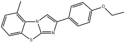 2-(4-ETHOXYPHENYL)-5-메틸이미다조[2,1-B]벤조티아졸 구조식 이미지
