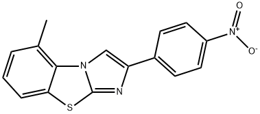 5-METHYL-2-(4-NITROPHENYL)IMIDAZO[2,1-B]BENZOTHIAZOLE Structure