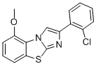 2-(2-CHLOROPHENYL)-5-METHOXYIMIDAZO[2,1-B]BENZOTHIAZOLE Structure