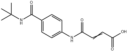 (E)-4-{4-[(TERT-BUTYLAMINO)CARBONYL]ANILINO}-4-OXO-2-BUTENOIC ACID Structure