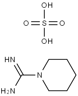 PIPERIDINE-1-CARBOXAMIDINE HEMISULFATE 구조식 이미지