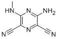 2,6-Pyrazinedicarbonitrile,3-amino-5-(methylamino)-(9CI) Structure