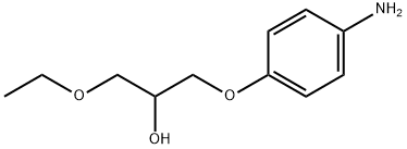 1-(4-Aminophenoxy)-3-ethoxy-2-propanol 구조식 이미지