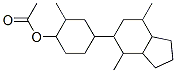 2-methyl-4-(octahydro-4,7-dimethyl-1H-inden-5-yl)cyclohexyl acetate 구조식 이미지