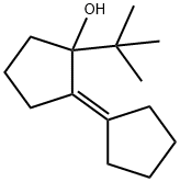 1-tert-butyl-2-(cyclopentylidene)cyclopentan-1-ol Structure
