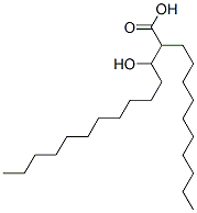 2-decyl-3-hydroxytetradecanoic acid 구조식 이미지