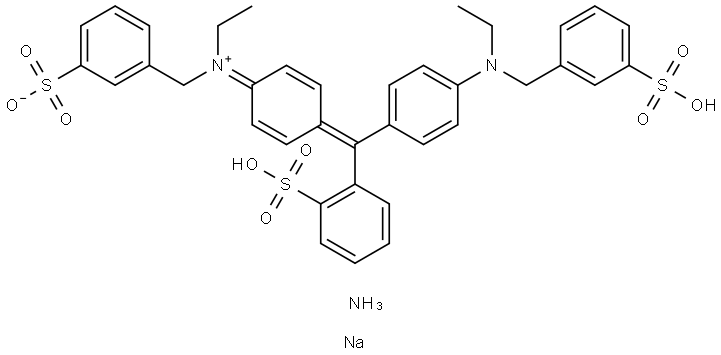 ACID BLUE 9 Structure