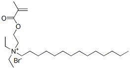 diethyl[2-(methacryloyloxy)ethyl]tetradecylammonium bromide Structure