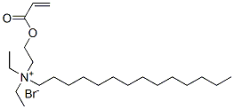 [2-(acryloyloxy)ethyl]diethyltetradecylammonium bromide  Structure