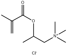 trimethyl[2-[(2-methyl-1-oxoallyl)oxy]propyl]ammonium chloride Structure