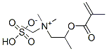 메틸2-[(2-메틸-1-옥소알릴)옥시]프로필트리메틸암모늄설페이트 구조식 이미지