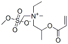diethylmethyl[2-[(1-oxoallyl)oxy]propyl]ammonium methyl sulphate Structure