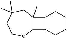 dodecahydro-4,4,5a-trimethylbenzo[3,4]cyclobuta[1,2-b]oxepin  Structure