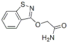 2-(1,2-benzisothiazol-3-yloxy)acetamide Structure