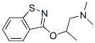 2-(1,2-benzisothiazol-3-yloxy)-N,N-dimethylpropylamine Structure