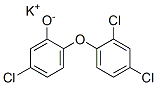 potassium 5-chloro-2-(2,4-dichlorophenoxy)phenolate 구조식 이미지
