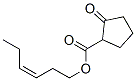 (Z)-3-hexenyl 2-oxocyclopentanecarboxylate  Structure