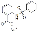 sodium 2-[(phenylsulphonyl)amino]benzoate Structure