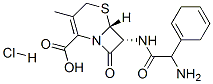 [6R-[6alpha,7beta(R*)]]-7-(aminocyclohexa-1,4-dien-1-ylacetamido)-3-methyl-8-oxo-5-thia-1-azabicyclo[4.2.0]oct-2-ene-2-carboxylic acid monohydrochloride 구조식 이미지