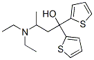 [alpha-[2-(diethylamino)propyl]-alpha-2-thienyl]thiophene-2-methanol Structure