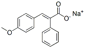 나트륨[(4-메톡시페닐)메틸렌]페닐아세트산 구조식 이미지