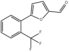 5-[2-(트리플루오로메틸)페닐]-2-푸랄데하이드 구조식 이미지