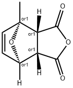 1-Methyl-7-oxabicyclo[2.2.1]-5-heptene-2,3-dicarboxylicanhydride 구조식 이미지