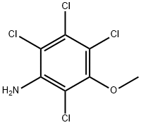 2,4,5,6-테트라클로로-m-아니시딘 구조식 이미지