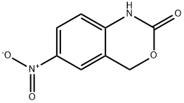 1,4-dihydro-6-nitro-2H-3,1-benzoxazin-2-one Structure