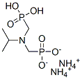 디암모늄디하이드로젠[[(1-메틸에틸)이미노]비스(메틸렌)]비스포스포네이트 구조식 이미지