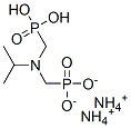 diammonium dihydrogen [[(1-methylethyl)imino]bis(methylene)]bisphosphonate Structure