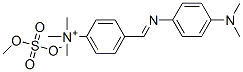 4-[[4-(dimethylamino)phenyl]iminomethyl]-N,N,N-trimethylanilinium methyl sulphate  Structure