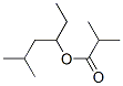 1-ethyl-3-methylbutyl isobutyrate Structure