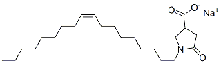 나트륨(Z)-1-(옥타덱-9-에닐)-5-옥소피롤리딘-3-카르복실레이트 구조식 이미지