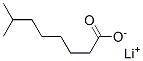 lithium 7-methyloctanoate Structure